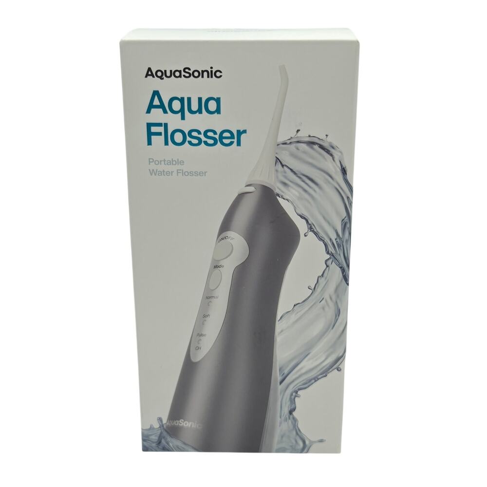 AquaSonic Aqua Flosser Portable Water Flosser Cordless Oral Irrigator Brand New